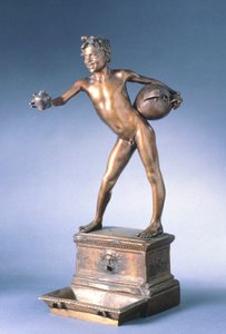 ヴィンチェンツォ・ジェミート（1852-1929）作「水運び」、ブロンズ、25cm