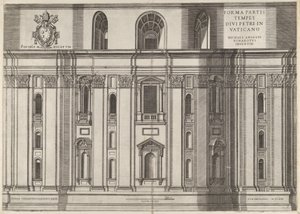 Speculum Romanae Magnificentiae:1564年、サンピエトロ。 作： Vincenzo Luchino
