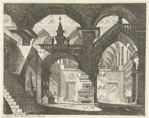 Kerk Interieur 劇場シーンのカプリス（シリーズタイトル） 作： Vincenzo Mazzi