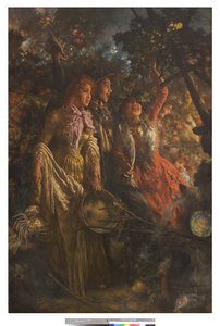ピエディグロッタでの祭典、1895年 作： Vincenzo Migliaro