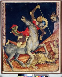 ドラゴンを殺す聖ジョージ 作： Vitale da Bologna