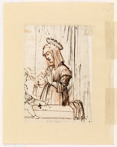 聖ヨハネで幼児のキリストを崇拝する聖母、1480年代後半-1490年代初頭 作： Vittore Carpaccio
