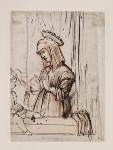 聖ヨハネで幼児のキリストを崇拝する聖母、1480年代後半-1490年代初頭 作： Vittore Carpaccio