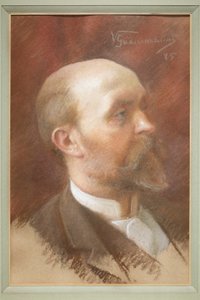 アルトゥーロ・モラデイの肖像 作： Vittorio Guaccimanni