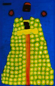 バルバロ、ヴィットリオ ゼッチン (1878-1947) 作、1914 年にヴェネツィア ビエンナーレのためにアーティスト バロヴィエが制作したモザイク ガラス プレート。イタリア、20 世紀。