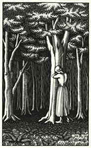 トーマス・ハーディの「Tess Of The DUrbervilles」のイラスト（彫刻）。 作： Vivien Gribble