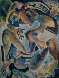 抽象化におけるヌード、1926年 作： Daniel Vladimir Baranoff Rossine