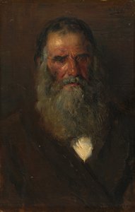 老人の頭の習作、1883年。 作： Vladimir Egorovic Makovskij