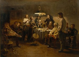 陽気な夜、1875-1897 作： Vladimir Egorovic Makovsky