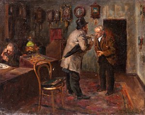 宝石商で、1917 作： Vladimir Egorovic Makovsky