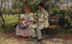 大通りで、1894 作： Vladimir Egorovic Makovsky