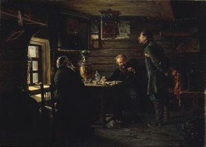 ナイチンゲールの恋人、1872-1873 作： Vladimir Egorovic Makovsky