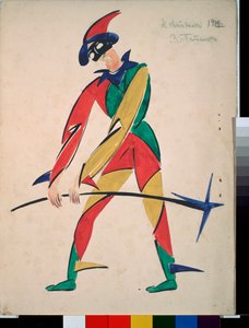 ハーレクイン、ファンシードレスのデザイン) 作： Vladimir Evgrafovich Tatlin