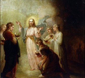 La parabole des vierges folles et des vierges sages - "The Parable of the wise and foolish virgins par Vladimir Lukich Borovikovsky 作： Vladimir Lukich Borovikovsky