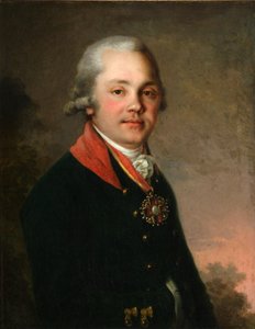アレクサンドル・ドミトリエビッチ・アルセニエフの肖像、1796-1797 作： Vladimir Lukich Borovikovsky