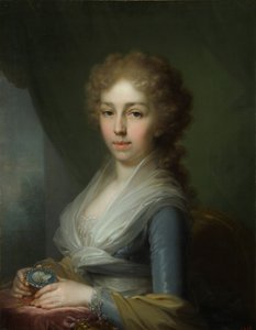 大公爵夫人エリザベス・アレクセイエフナの肖像1779-1826、1795 作： Vladimir Lukich Borovikovsky