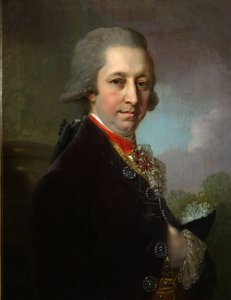 イヴァン・ミハイロビッチ・ヤコブレフの肖像、1800 作： Vladimir Lukich Borovikovsky