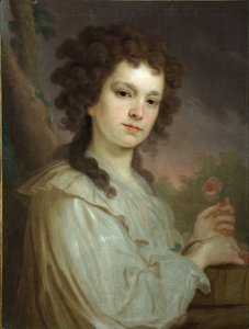 オルガ・クズミニチュナ・フィリポワの肖像1772-1829、1790 作： Vladimir Lukich Borovikovsky