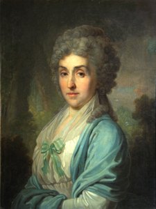 エカテリーナアレクサンドロフナノヴォシルツエバの肖像、1794 作： Vladimir Lukich Borovikovsky