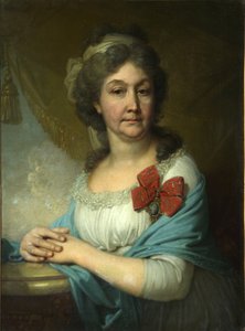 男爵夫人Varvara Vasilyevaの肖像、1800 作： Vladimir Lukich Borovikovsky