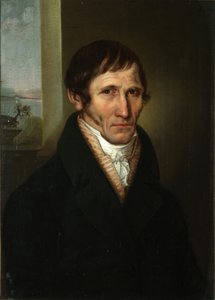 1813年頃、プスコフ地方のクラスノポレツ不動産マネージャーの肖像 作： Vladimir Lukich Borovikovsky