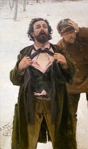 1905年1月22日、1905年のブラッディサンデーの絵のための研究。