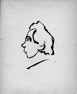 詩人ヴェリミルフレブニコフの肖像1885-1922、1913 作： Vladimir Mayakovsky