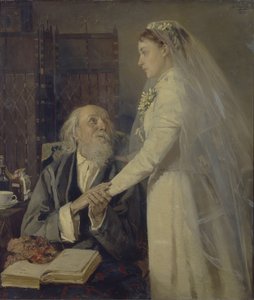 結婚式前。 さらば、1894年 作： Vladimir Yegorovich Makovsky