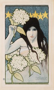 昼と夜のディプティク、1899 年。 作： Vojtěch Preissig
