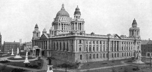 ベルファストの市庁舎、1924-1926年 作： WA Green