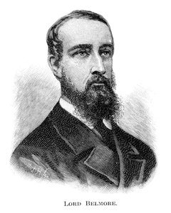 ベルモア卿、ニューサウスウェールズ州知事、1886 年。 作： WA Hirschmann