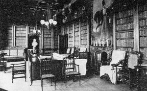 「図書館、アボッツウッド」、1923年。 作： WA Mansell and Co