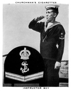 インストラクターの少年、1937年。