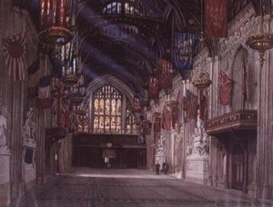 ギルドホールの内部 作： W.D. Radcliffe Beresford