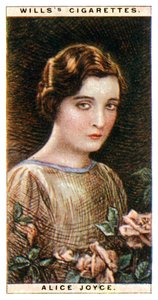 アリス・ジョイス1890-1955、アメリカの女優、1928。 作： WD and HO Wills