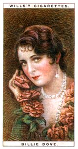ビリー・ドーブ1903-1997、アメリカの女優、1928。 作： WD and HO Wills