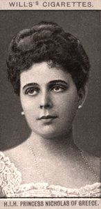 ギリシャのニコラス大公妃、1908年。 作： WD and HO Wills