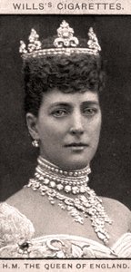 イギリスの女王、1908年。