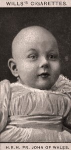 HRH、PR、ジョンオブウェールズ、1908年。 作： WD and HO Wills