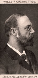 HRH、PR。デンマークのワルデマール、1908年。 作： WD and HO Wills