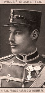 デンマークのハロルド王子、1908年。 作： WD and HO Wills