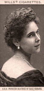 Saxe-CoburgのHRHプリンセスベアトリス、1908年。 作： WD and HO Wills
