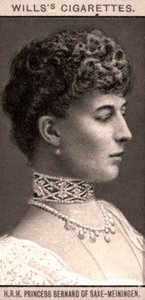 サクセマイニンゲンのHRHプリンセスバーナード、1908年。 作： WD and HO Wills