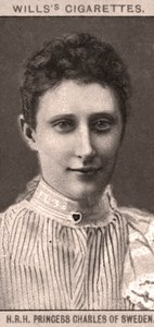 チャールズ皇太子妃、1908年。 作： WD and HO Wills