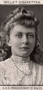 HRHプリンセスメアリーオブウェールズ、1908年。