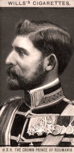 HRHルーマニアの皇太子、1908年。 作： WD and HO Wills