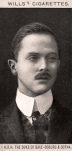 HRHザクセン＝コーブルクとゴータの公爵、1908年。 作： WD and HO Wills