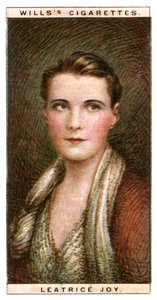 リートリスジョイ1893-1985年、アメリカの女優、1928年。 作： WD and HO Wills