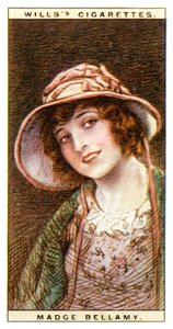マッジベラミー1899-1990年、アメリカの映画スター、1928年。 作： WD and HO Wills