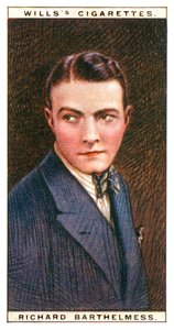 リチャードバーセルメス1895〜1963年、アメリカの映画スター、1928年。 作： WD and HO Wills